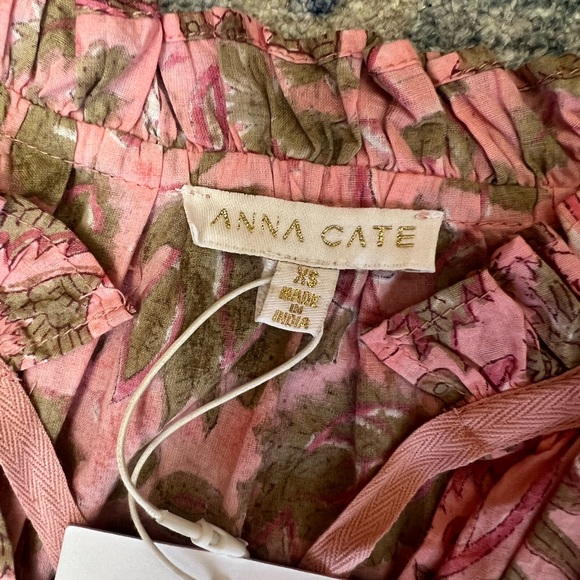 NWT Long Sleeve Anna Cate Isabella Dress, Baby Pink Floral - Picture 5 of 7